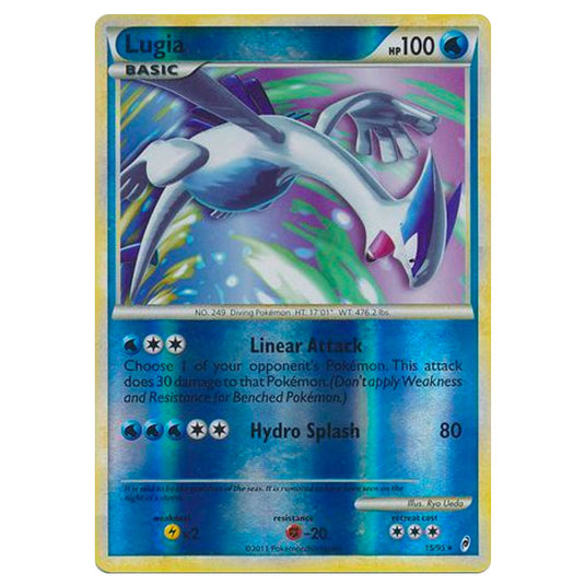 Pokemon - Call of Legends - (Reverse Holo) - Lugia 15/95