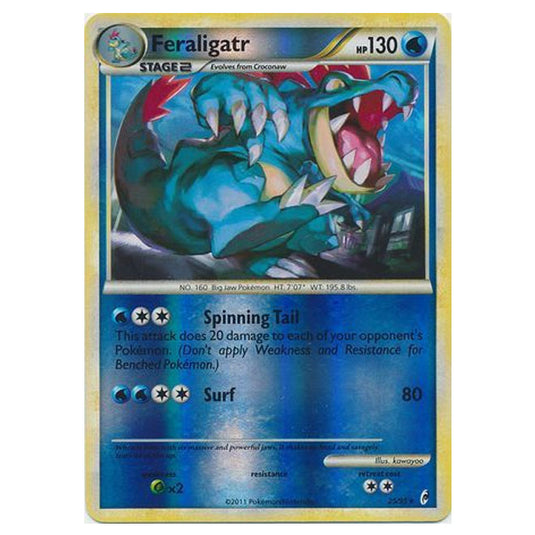 Pokemon - Call of Legends - (Reverse Holo) - Feraligatr 25/95