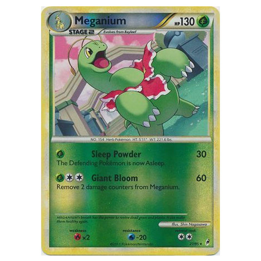 Pokemon - Call of Legends - (Reverse Holo) - Meganium 27/95