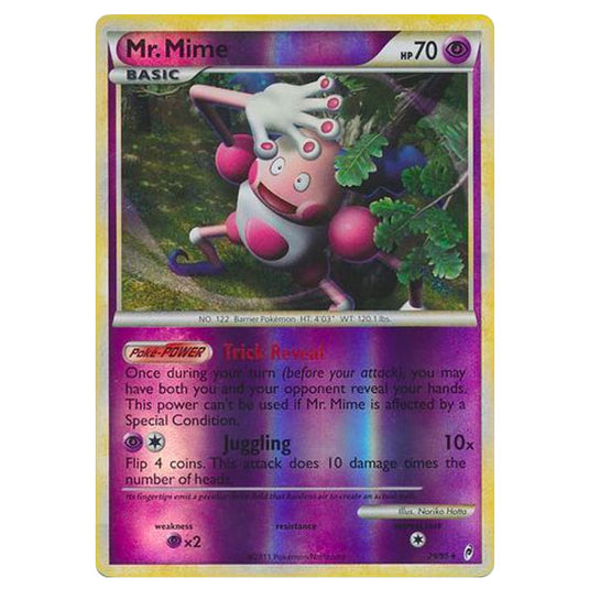 Pokemon - Call of Legends - (Reverse Holo) - Mr. Mime 29/95