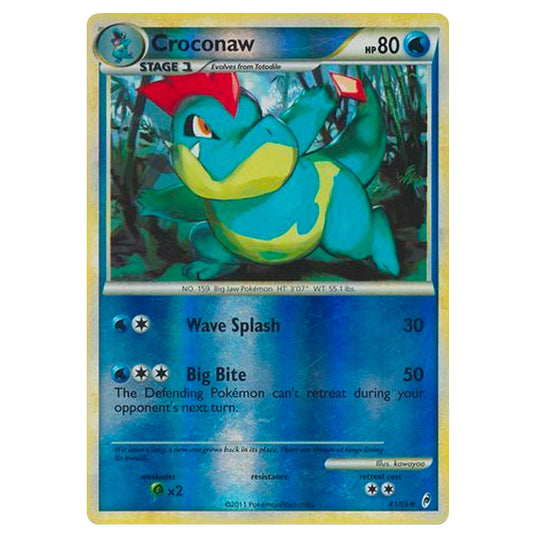 Pokemon - Call of Legends - (Reverse Holo) - Croconaw 41/95