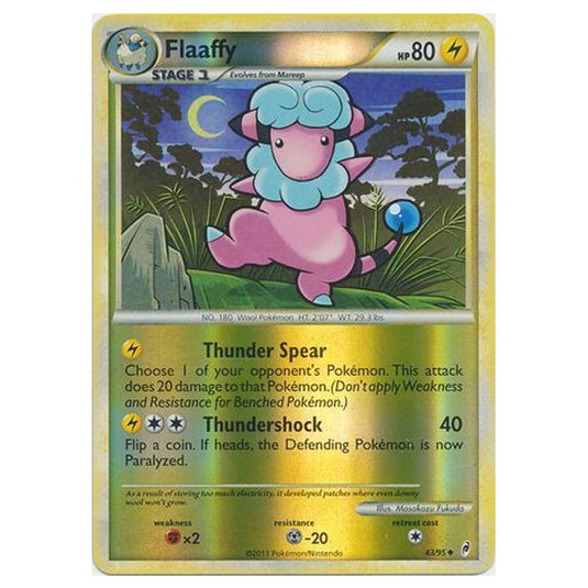 Pokemon - Call of Legends - (Reverse Holo) - Flaaffy 43/95