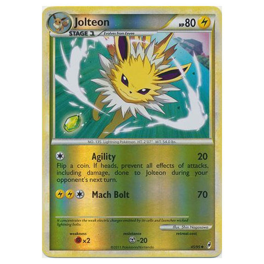 Pokemon - Call of Legends - (Reverse Holo) - Jolteon 45/95