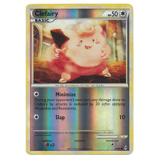 Pokemon - Call of Legends - (Reverse Holo) - Clefairy 54/95