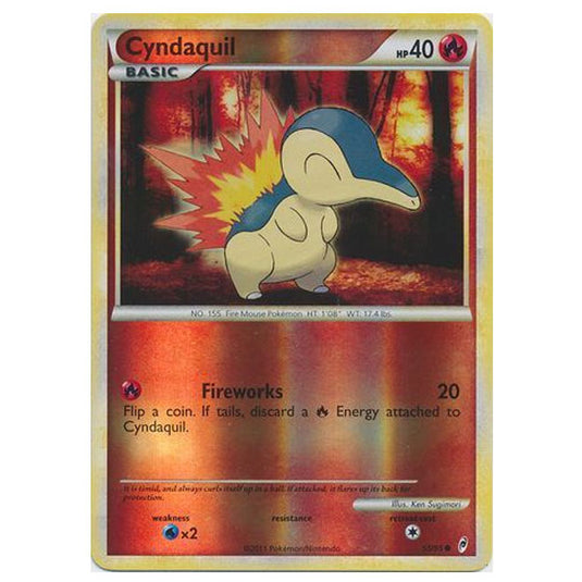 Pokemon - Call of Legends - (Reverse Holo) - Cyndaquil 55/95