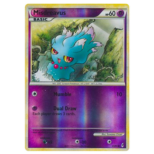 Pokemon - Call of Legends - (Reverse Holo) - Misdreavus 65/95