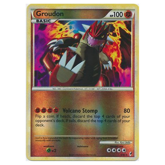 Pokemon - Call of Legends - (Reverse Holo) - Groudon 6/95