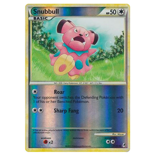 Pokemon - Call of Legends - (Reverse Holo) - Snubbull 71/95