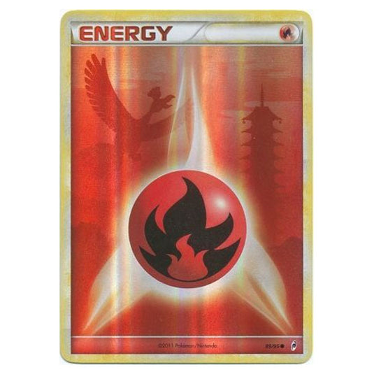 Pokemon - Call of Legends - (Reverse Holo) - Fire Energy 89/95