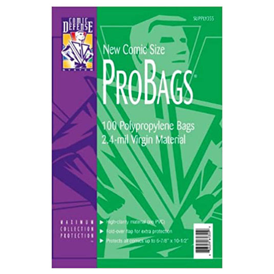 Comic Defense System - ProBags - New Comic Size (100 Count)