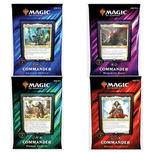 Magic The Gathering - Commander 2019 - Bundle of 4