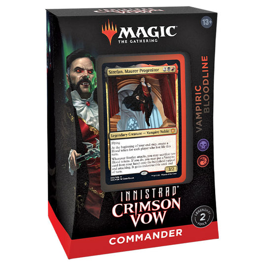 Magic the Gathering - Innistrad - Crimson Vow - Commander Deck - Vampi Magic the Gathering - Innistrad - Crimson Vow - Commander Deck - Vampi