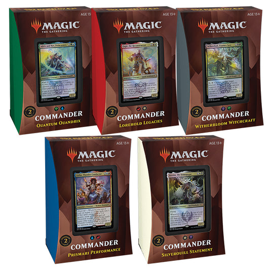 Magic the Gathering - Strixhaven - School of Mages - Commander Deck - Bundle of 5
