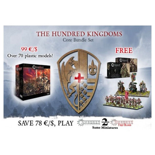 Conquest - Core Box with Militia and Household Knights Bundle