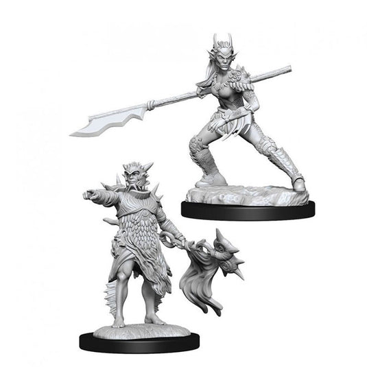 Magic the Gathering Unpainted Miniatures: Coralhelm Commander & Halimar Wavewatch