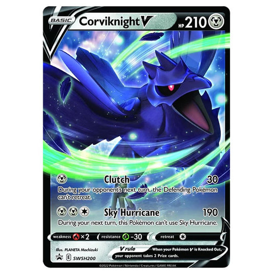 Pokemon - Sword & Shield - SWSH Black Star Promos - Corviknight V - SWSH200