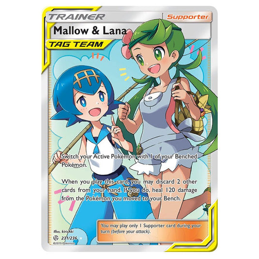 Pokemon - Sun & Moon - Cosmic Eclipse - Mallow & Lana - 231/236