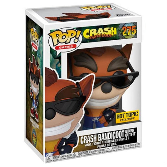 Funko POP! - Crash Bandicoot - ﻿Biker Outfit #275