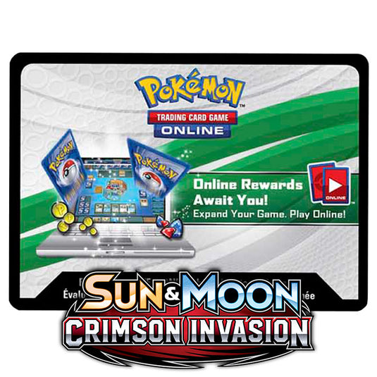 Pokemon - Sun & Moon - Crimson Invasion  - Decidueye 3 Pack Blister - Online Code Card