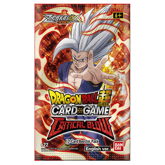 Dragon Ball Super Card Game - Zenkai Series - Critical Blow - Booster Box (24 Packs)