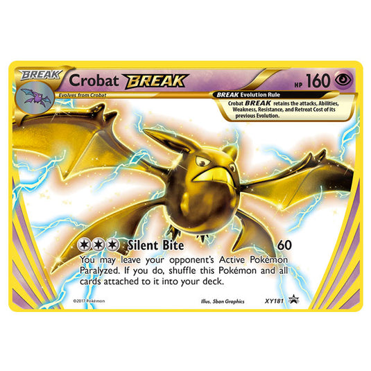 Pokemon - XY - XY Black Star Promos - Crobat BREAK - XY181