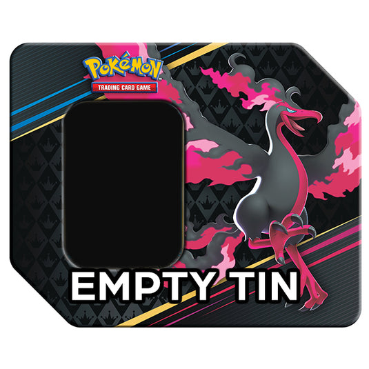 Pokemon - Crown Zenith - Galarian Moltres - Empty Tin