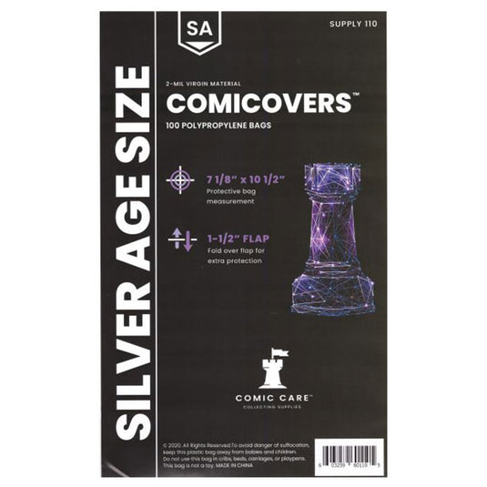 Comic Care - Comicovers - Silver Age Size (100 Count)
