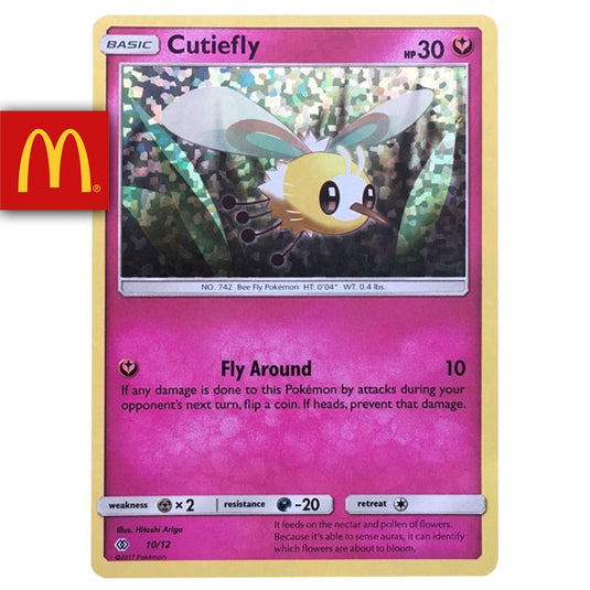 Pokemon - Cutiefly - McDonalds 2018 Promo 10/12 Pokemon - Cutiefly - McDonalds 2018 Promo 10/12