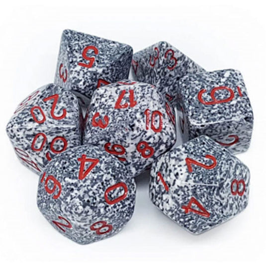 Chessex - Speckled - 16mm Polyhedral 7-Dice Set - Granite