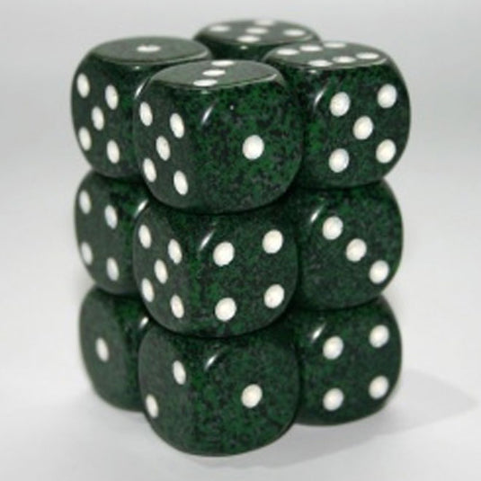 Chessex - Speckled - 16mm D6 W/Pips 12-Dice Blocks - Recon