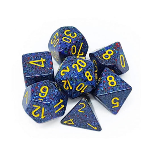 Chessex - Speckled - 16mm Polyhedral 7-Dice Set - Twilight