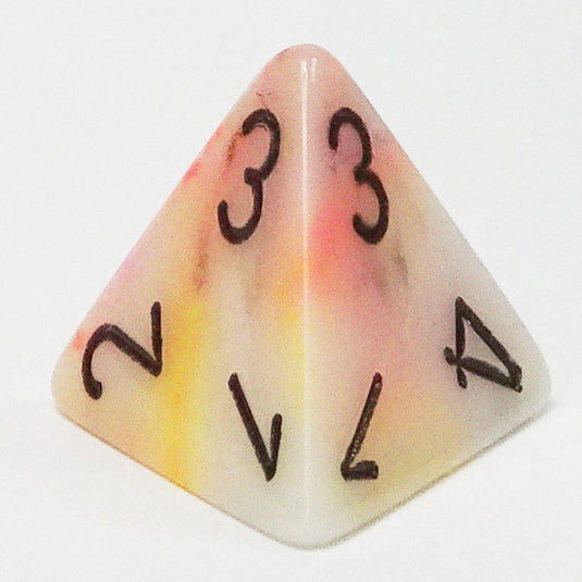 Chessex - Signature 16mm D4 -  Festive - Circus with Black
