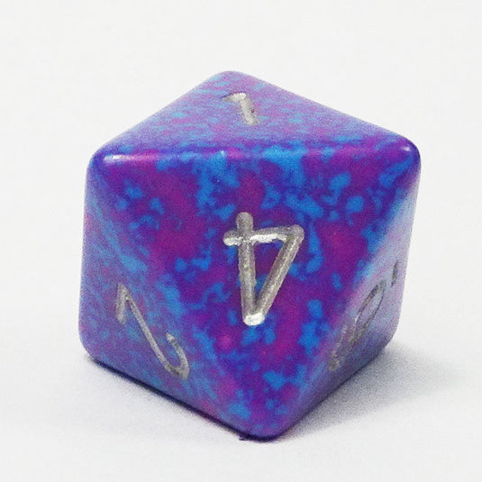 Chessex - Speckled 16mm D8 - Silver Tetra