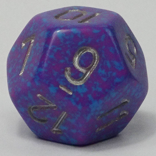 Chessex - Speckled 16mm D12 - Silver Tetra