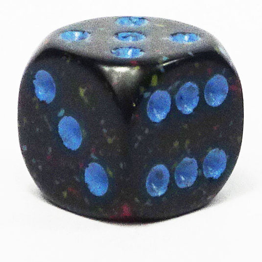 Chessex - Speckled 12mm D6 -  Blue Stars