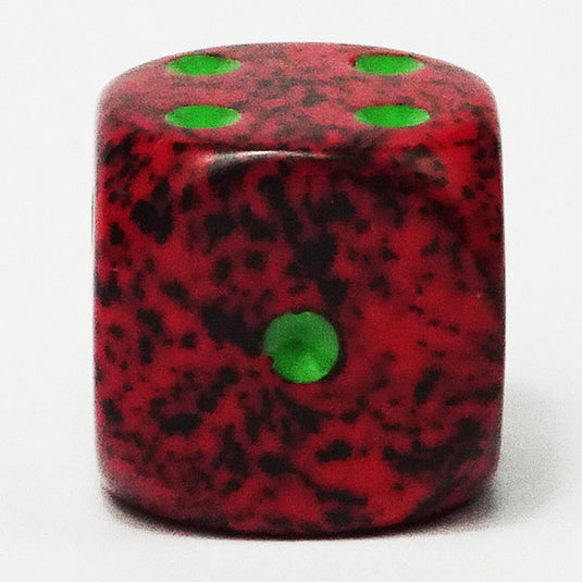 Chessex - Speckled 16mm D6 W/Pips - Strawberry