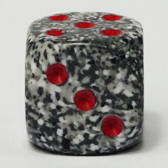 Chessex - Speckled 16mm D6 W/Pips - Granite