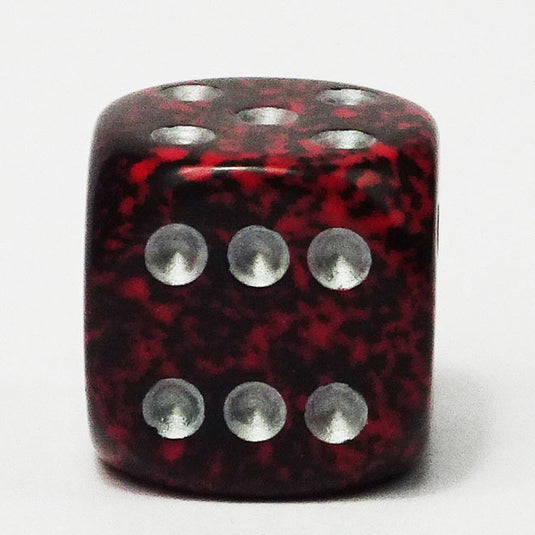 Chessex - Speckled 16mm D6 W/Pips - Silver Volcano