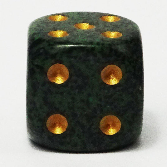 Chessex - Speckled 16mm D6 W/Pips - Golden Recon