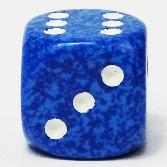 Chessex - Speckled 16mm D6 W/Pips - Water