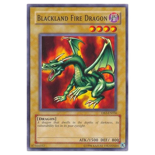 Yu-Gi-Oh! - Dark Beginning 2 - Blackland Fire Dragon (Common) DB2-EN036