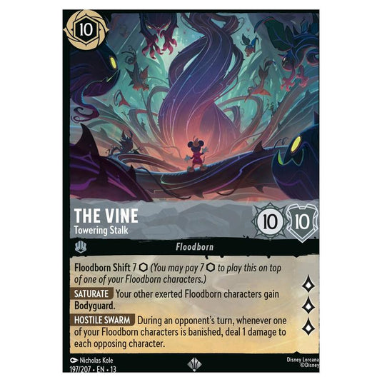 Lorcana - Attack of the Vine! - The Vine - Towering Stalk (Super Rare) - 197/207