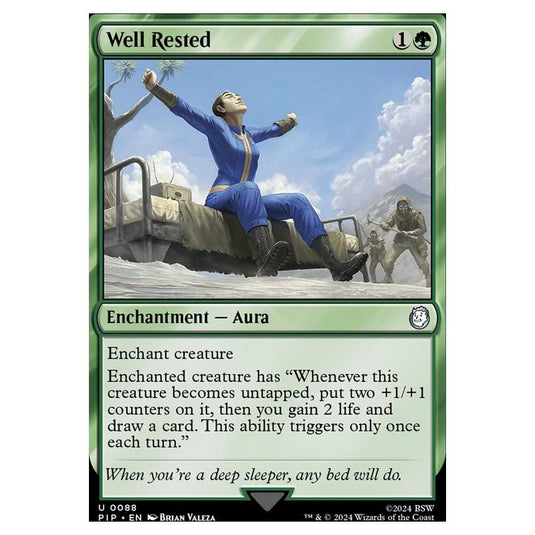 Magic The Gathering - Universes Beyond - Fallout - Well Rested - 0088