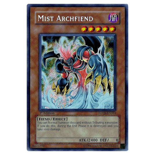 Yu-Gi-Oh! - Force of the Breaker - Mist Archfiend (Secret Rare) FOTB-EN064