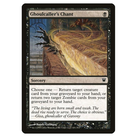 Magic the Gathering - Innistrad - Ghoulcaller\\'s Chant - 101/264