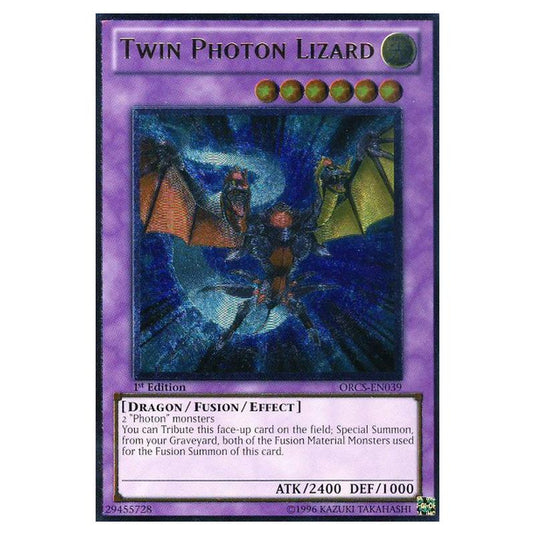 Yu-Gi-Oh! - Order of Chaos - Twin Photon Lizard (Ultimate Rare) ORCS-EN039