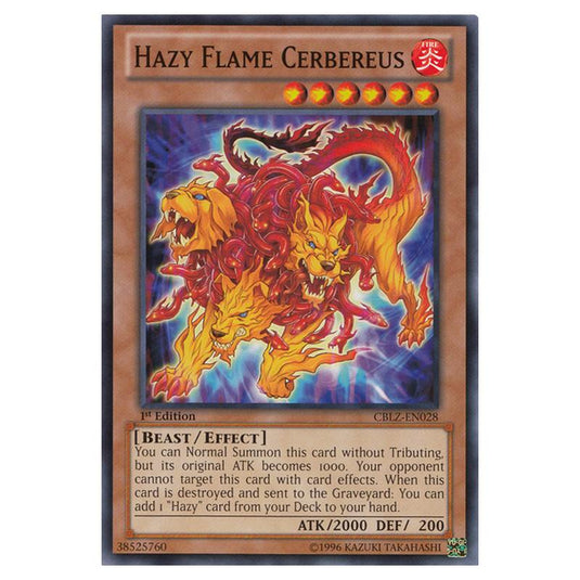 Yu-Gi-Oh! - Cosmo Blazer - Hazy Flame Cerbereus (Common) CBLZ-EN028