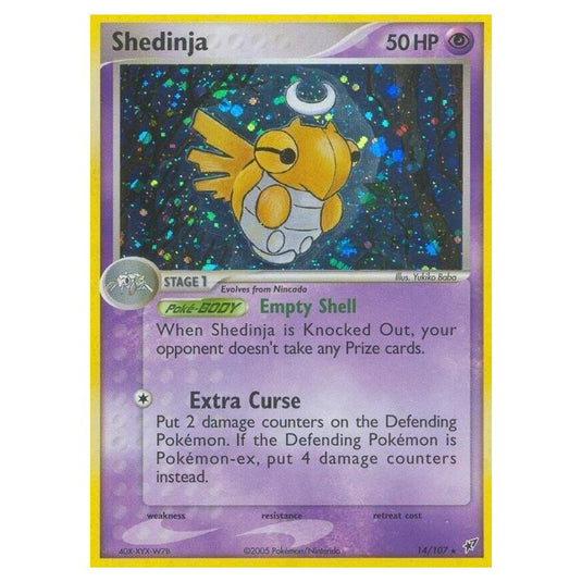 Pokemon - EX Deoxys - Shedinja - 014/107