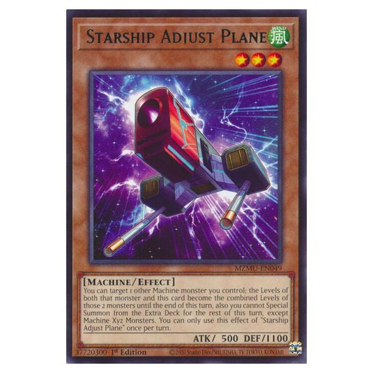 Yu-Gi-Oh! - Maze of Muertos - Starship Adjust Plane (Rare) - MZMU-EN049