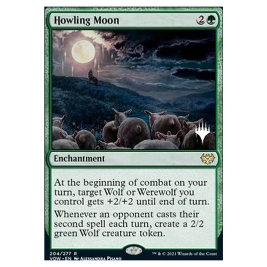 Magic The Gathering - Innistrad: Crimson Vow Promos - Howling Moon - 204/277